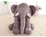 Super Cute Long Nose Elephant Grey Soft Plush Pillow